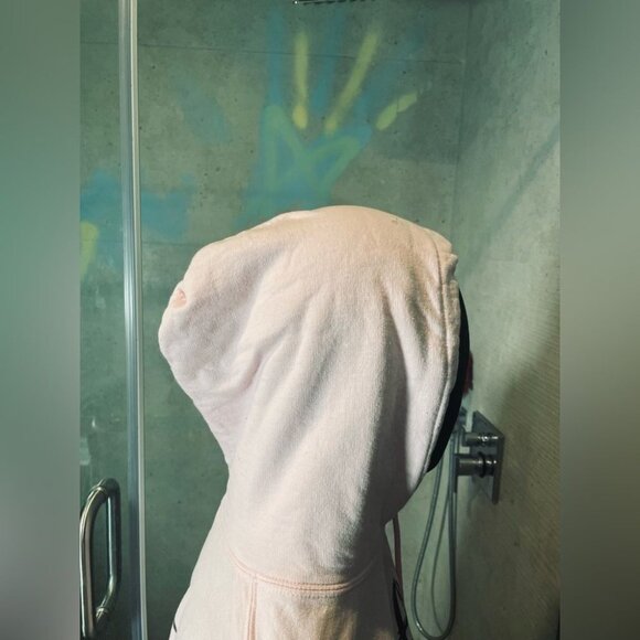 Dear Ex Im Rich Now Sweatshirt - Pink Black - XL Y2k Pullover Sweatshirt Hoodie - Picture 7 of 10